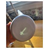 Minnesota Loon Mug, Green Enamel Teapot, and Floral Stoneware Teapot Set