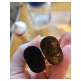 Nautical Decor Lot with Sailor Dolls, Blue Ship Jar, and Large Seashell