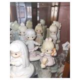 Collection of Precious Moments Porcelain Figurines