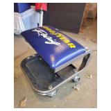 Goodyear Racing Mechanic Creeper and Twin Halogen Work Light Stand