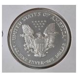 2002 W  Silver Eagle  - Proof Mint   1 Oz. Fine Silver