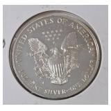 1997 P   Silver Eagle - Proof Mint   1 Oz. Fine Silver