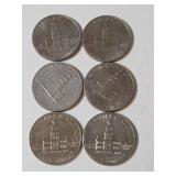 6    1776-1976 Bicentennial Half Dollars
