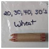 Roll of Wheat Pennies (Dates from 20