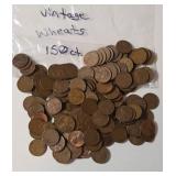 150 Vintage Wheat Pennies