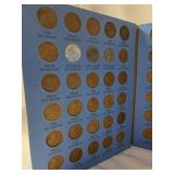 Lincoln Head Cent Collection Starting 1941 - 1974  (Book is Full)