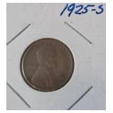 1925-S, 1927-D, 1928-D Pennies