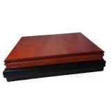 Walnut Coin Case Holds 5 Oz. Rounds - New in Box    15" x 11 1/2"