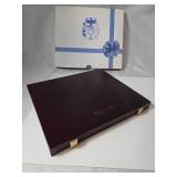 Oak Coin Case Holds 1 Oz. Sleeves - New in Box   10 3/4" x 9"