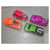 Lot of 4 Muscle Machines Cars