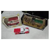 Lot of 2 diecast banks and 1 diecast model truck