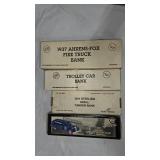 Lot of 4 Diecast Coin Banks