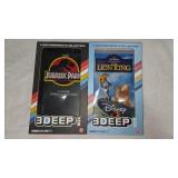 Jurassic Park and Lion King 3Deep Disney Displays