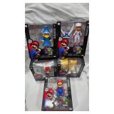 Lot of 5 Mario Action Figures