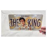 Lot of Elvis Collectibles - Graceland Model, License plate, Mug, Figurine