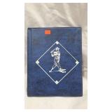 Lot of baseball Figurines, Catchers Mitt, and Trading Cards