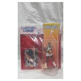 LePhonso Ellis Figurine and Barry Sanders Trading Card