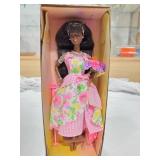 Lot of 3 Spring Barbies and 1 Holiday Barbie