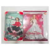 Coca-Cola Barbie and Holiday Barbie