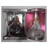 Lot of 2 Holiday Barbies