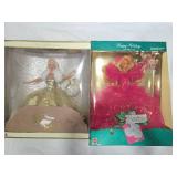 Lot of 2 Holiday Barbies