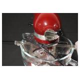 KitchenAid Deluxe Edition 5 Qt Stand Mixer with Glass Bowl and Cover