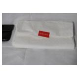 Coach Black Leather Wristlet Clutch with Dust Bag