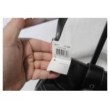 Coach Black Leather Small Flap Shoulder Bag with Box and Dust Bag