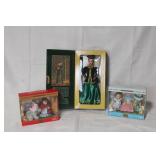Barbie Collector Dolls Set - Yuletide Romance, Little Red Riding Hood, Alice & Mad Hatter