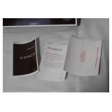 Coach Pink Signature Wristlet Frame Purse Set with Box and Tags