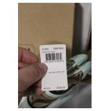 Coach Signature Khaki and Aqua Convertible Flap Purse with Box and Dust Bag