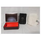 Coach Black Leather Crossbody Bag and Matching Card Holder with Box