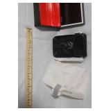 Coach Black Leather Crossbody Bag and Matching Card Holder with Box