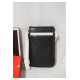 Coach Black Leather Crossbody Bag and Matching Card Holder with Box