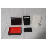 Coach Black Leather Crossbody Bag and Matching Card Holder with Box