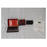 Coach Leather Wallet and Card Holder Set with Box