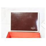 Coach Watermelon Coin Purse with Box and Brown Leather Card Holder