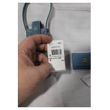 Coach Blue Leather Wristlet, Phone Case, and Memo Holder Set with Box