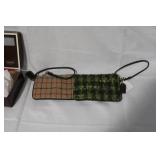 Coach Serena Suede Sneakers Size 8M with Box and 2 Coach Wristlets