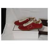 Coach Serena Suede Sneakers Size 8M with Box and 2 Coach Wristlets