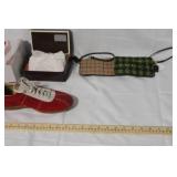 Coach Serena Suede Sneakers Size 8M with Box and 2 Coach Wristlets