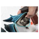 Coach Randi Suede Loafers Size 8 and Blue Leather Cashmere-Lined Gloves 7.5 with Boxes