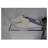 Coach Slip-On White Canvas Shoes and Coach Noella Signature Sneakers Size 8M Set