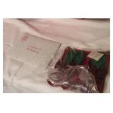 Charisma Brands Poinsettia Porcelain Doll with Certificate in Original Box