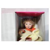 Porcelain Collectible Doll in Original Box with Certificate of Authenticity