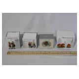 Set of 4 Department 56 Village Accessories in Boxes
