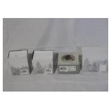 Set of 4 Department 56 Village Accessories in Boxes
