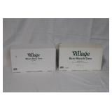 Department 56 Village Winter Birch Trees and Bare Branch Trees Set of 6 in Original Boxes