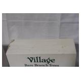 Department 56 Village Winter Birch Trees and Bare Branch Trees Set of 6 in Original Boxes