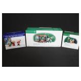 Department 56 Heritage Village Collection Holiday Figurines and Dairy Delivery Sleigh, 3 Boxes